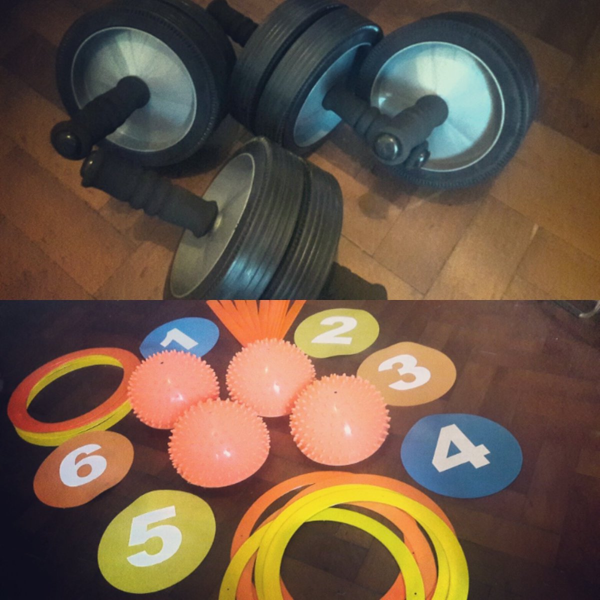JOGOFUNCIONAL's tweet photo. Tenemos chiches nuevos #Coordinación #Equilibrio #ruedita #materialesnuevos #JogoFuncional https://t.co/XsnlQZNnTI