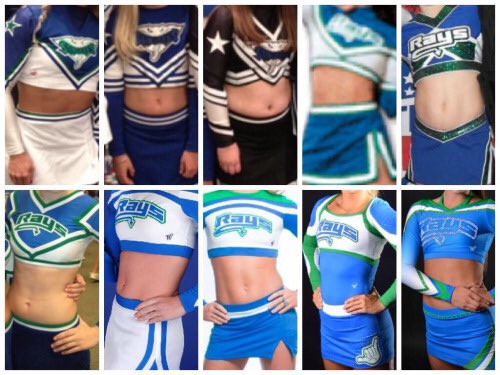 CheerHangover's tweet photo. rip to the golden years of stingray uniforms https://t.co/9vliITj1ci