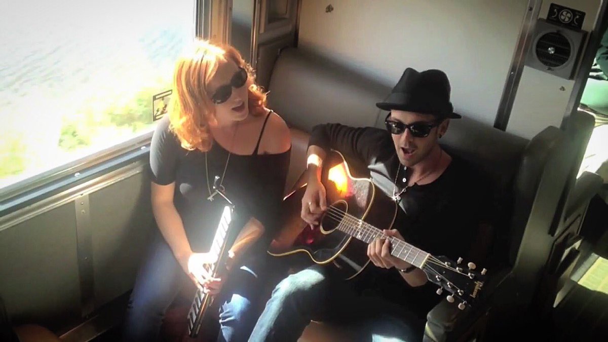 WinsomeKind's tweet photo. #tbt The time we rode .@VIA_Rail across Canada, from Vancouver to Halifax, and made music the whole way. https://t.co/R9H8MJhXvv