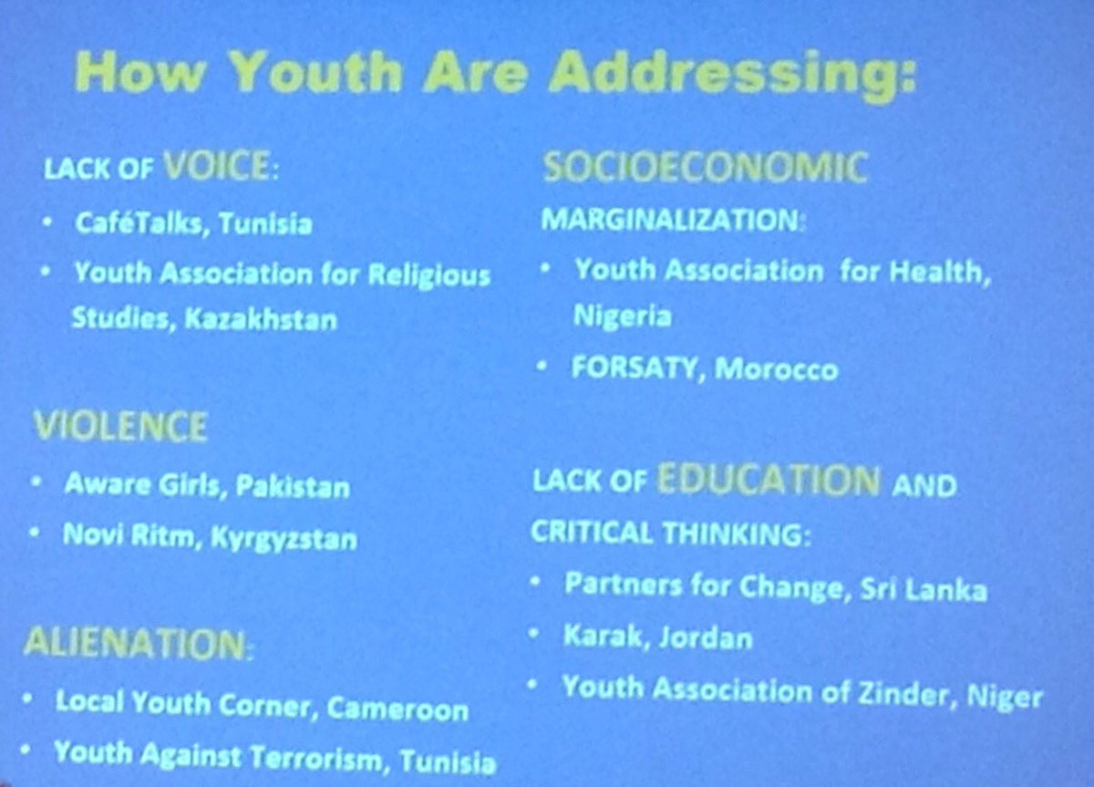 liesjeklomp's tweet photo. #CVEreimagined young people advising how to involve #Youth in Countering Violent Extremism #ShareStopSecure #daretobegrey #GCTF #p2p #CVE https://t.co/P9jXd4MGYi