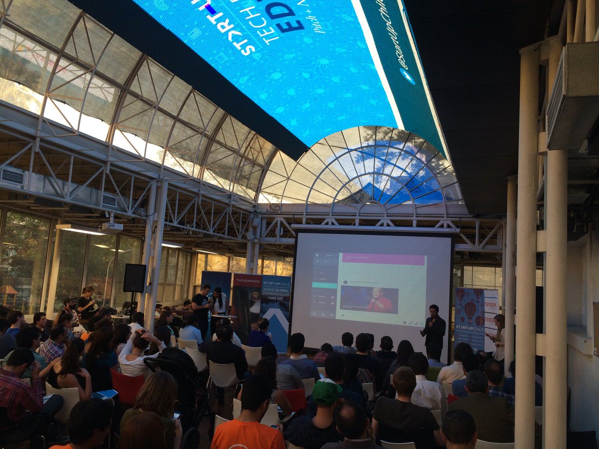 YouNoodle's tweet photo. Enjoying The Tech Evening #TEedtech @startupchile https://t.co/j5nb6q4jH0