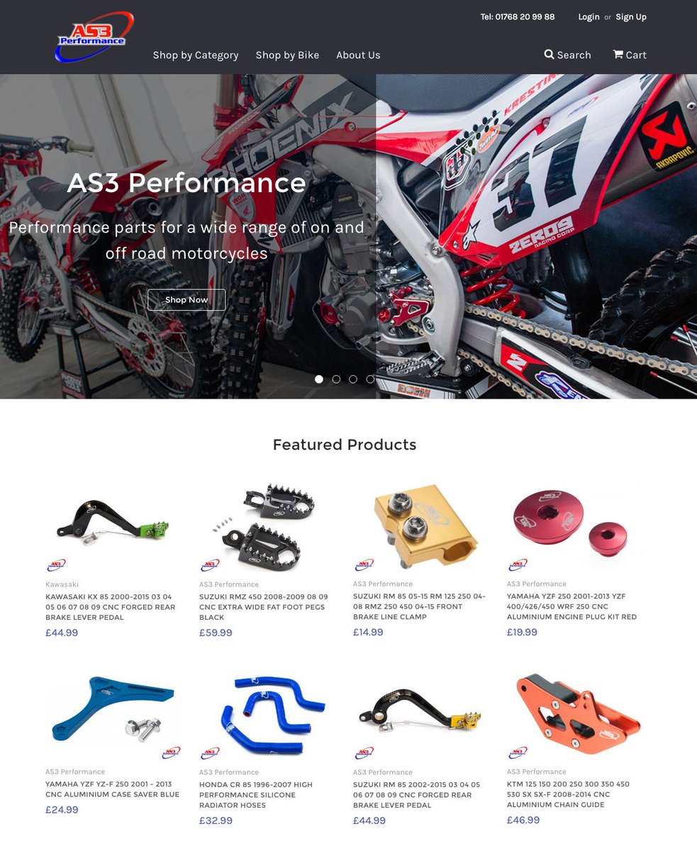 The new AS3 Performance website is now live. It is now mobile/tablet friendly, making it quicker &amp; easier to browse as3performance.co.uk