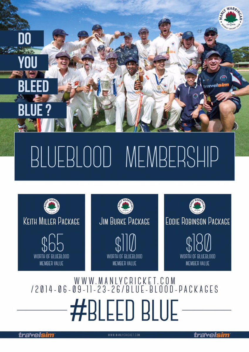 MWDCC's tweet photo. We are pleased to release 2016/17 Blue Blood Membership packages. To view or signup online visit https://t.co/MLqxkKidvo #doyoubleedblue https://t.co/zAkNEN7Qdf