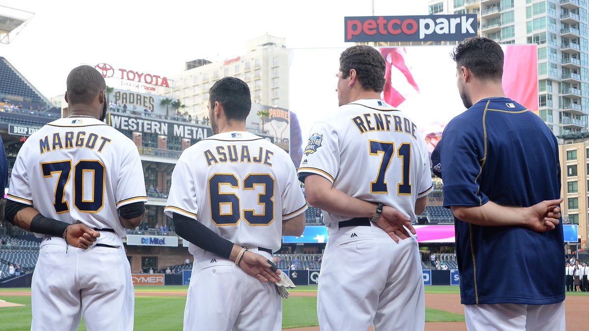 Padres's tweet photo. Check out @heyscan's series preview for the four-game set against SF: https://t.co/FBreOxSxs6 #Scanalysis https://t.co/JuE3lGnvwL
