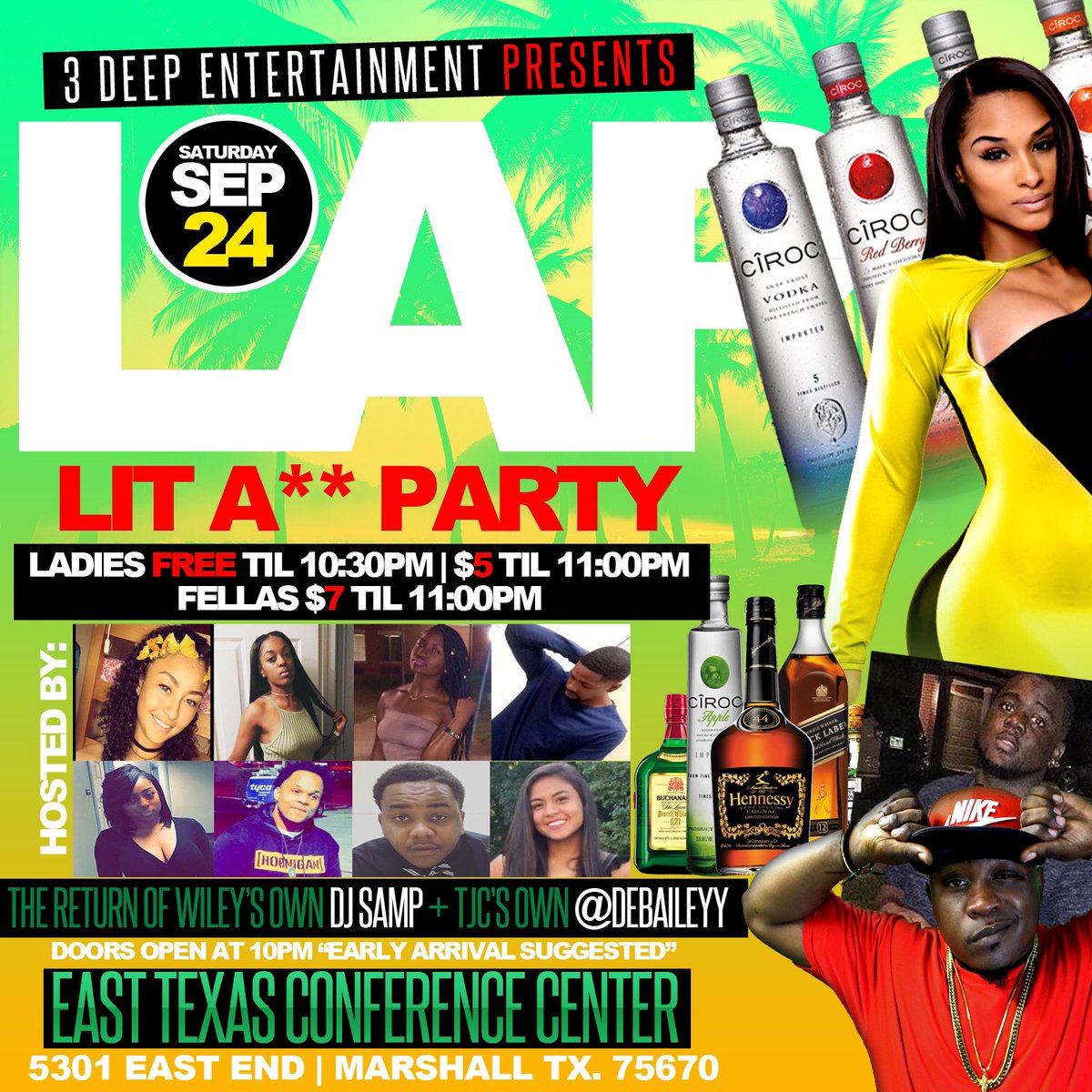 DJSAMP318's tweet photo. @TheShizzzznet  2 DAYS AWAY THIS SAT. SEPT 24th #LITASSPARTY #LAP #WCNATION #WILEYCOLLEGE #ETBU https://t.co/Ru8zDRMiay