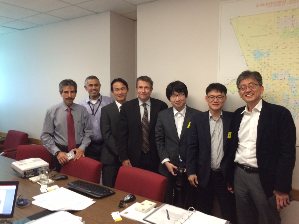 SBurger_LACoDPW's tweet photo. @LACoPublicWorks Giving Construction Management presentation to Dr. David Lee from the Univ. of Iowa and guests from the City of Seoul https://t.co/MWfpvbsz6R