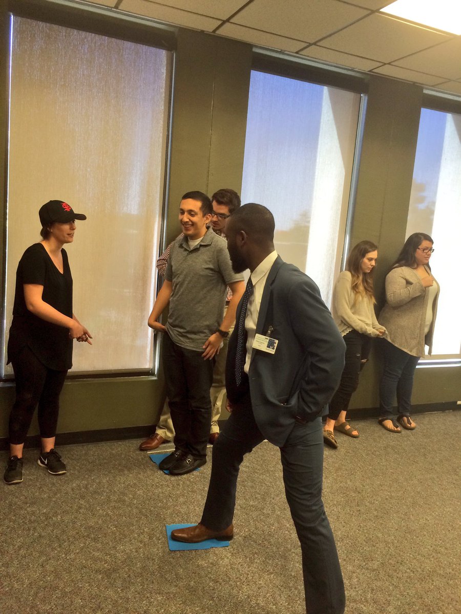 Fresno_State's tweet photo. Training next gen of #leaders! @kwill220 &amp; @LoweMitzi lead workshop for "Touch the Community" competition teams. https://t.co/7NCTOrVrIJ