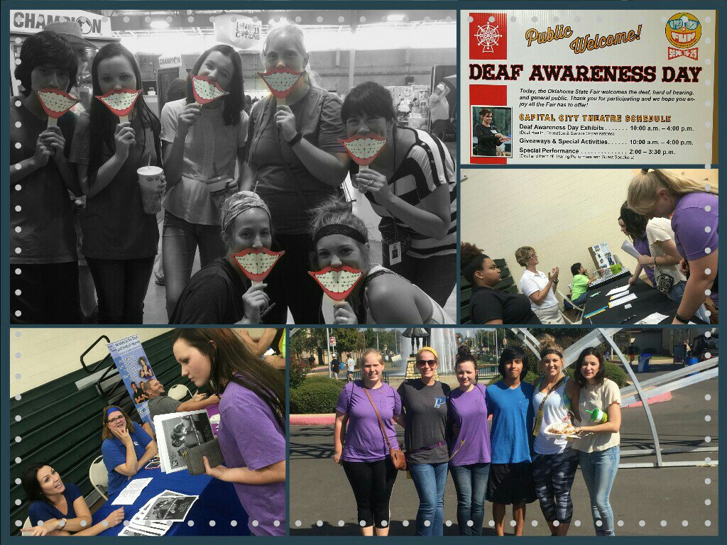 PHS_ASL's tweet photo. Fair food+ASL+learning=a great time at #DeafAwarenessDay! #IWD2016 #TalkLessSignMore @PHS_Wildcats @PiedmontSchools https://t.co/LXeTureADU