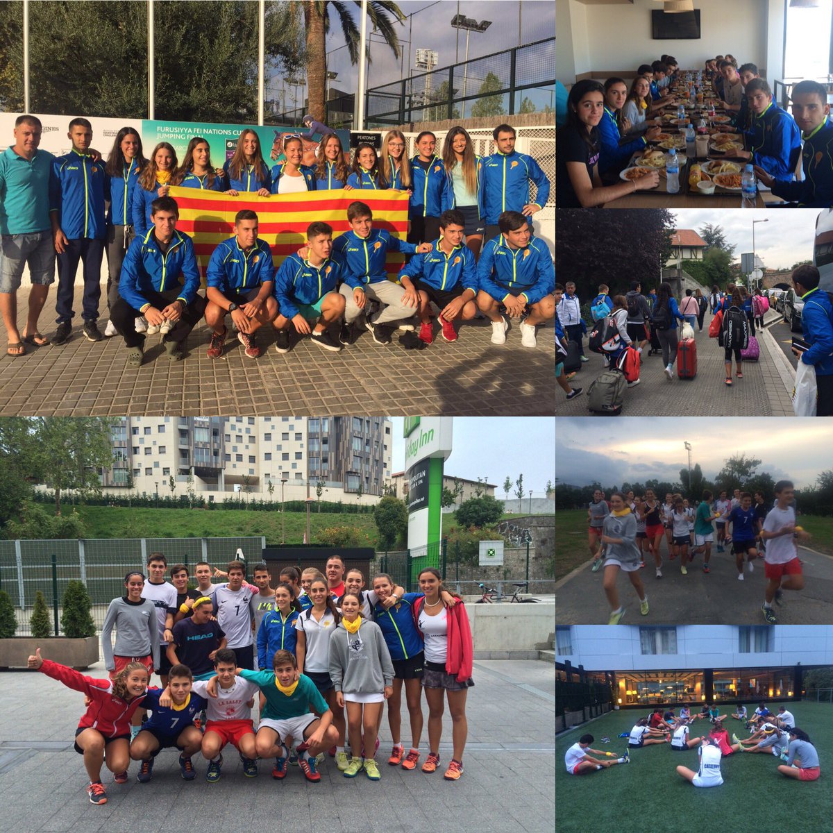 La Selección Catalana de Menores ya duerme en Bilbao. Mañana a la tarde la primera eliminatoria del Camp de España !