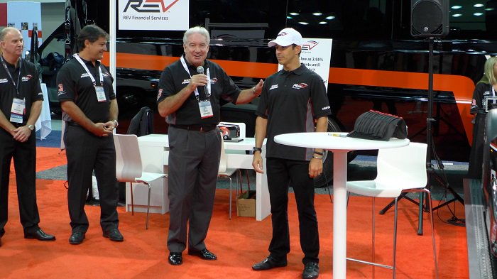 tpgliveevents's tweet photo. Race car driver & Dancing with the Stars champion Helio Castroneves in @revgroupinc booth at #Buscon2016! Great fun! @h3lio @METROmagTweet https://t.co/wqHiwnN9xq