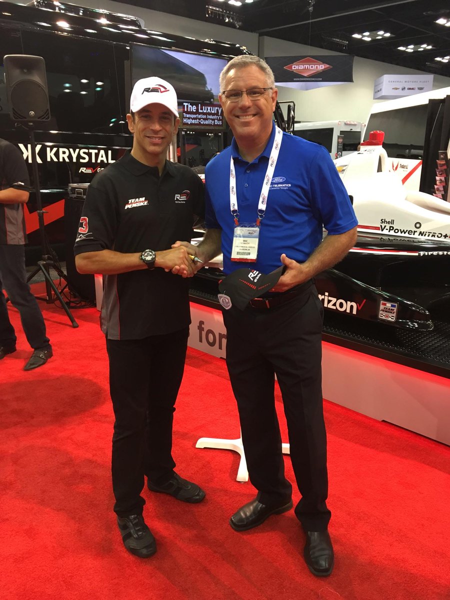 tpgliveevents's tweet photo. Race car driver & Dancing with the Stars champion Helio Castroneves in @revgroupinc booth at #Buscon2016! Great fun! @h3lio @METROmagTweet https://t.co/wqHiwnN9xq
