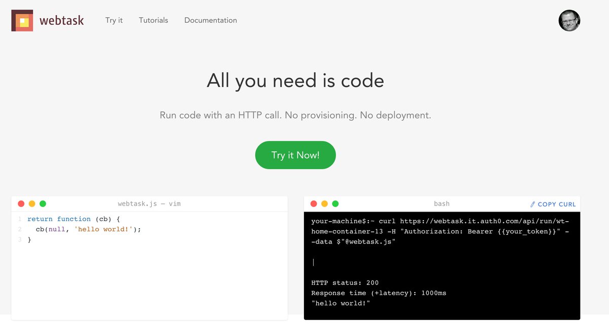 webtaskio's tweet photo. How to automate Stripe payments on your blog or SPA with @auth0 webtasks https://t.co/IoxInBhNHr #serverless https://t.co/TuLAGqT5m5