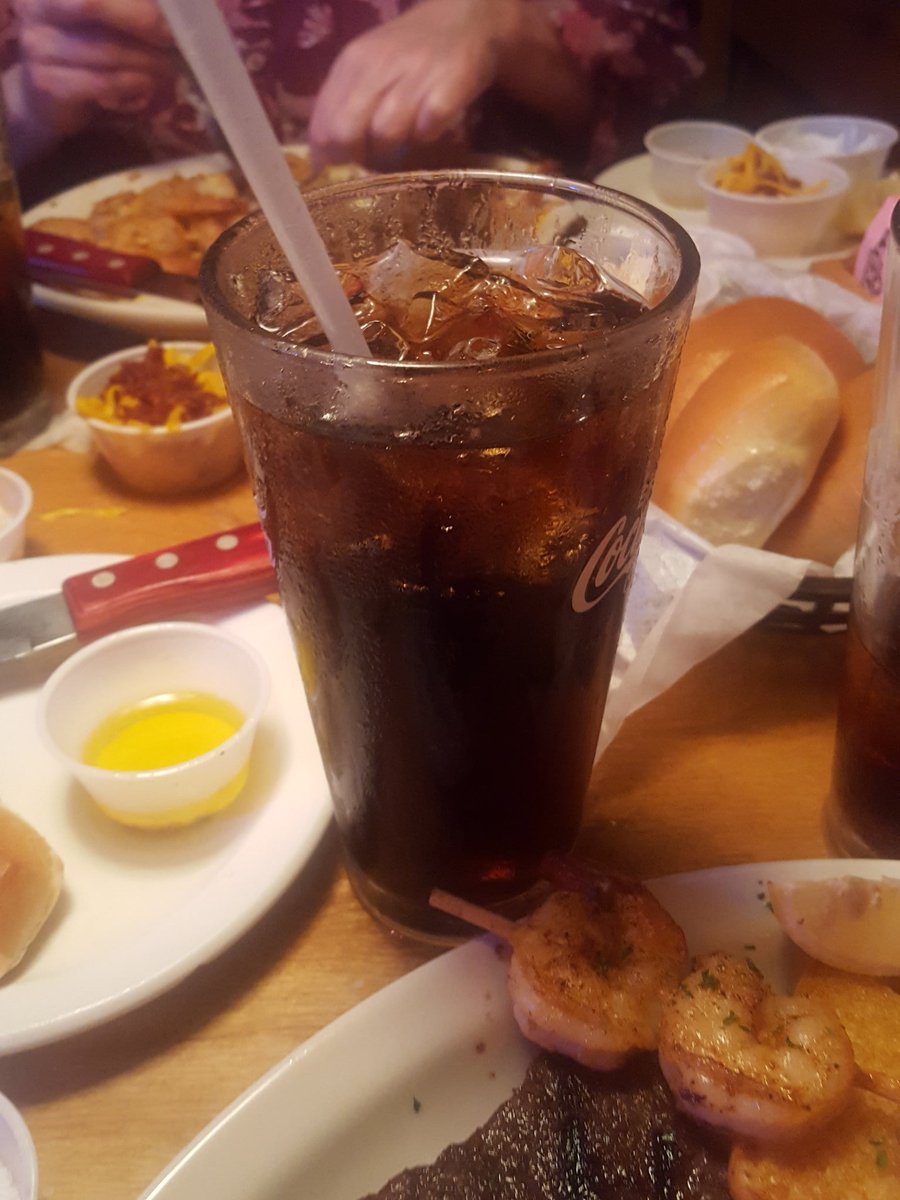 TraciWasted's tweet photo. Haha @texasroadhouse virgin jack &amp; coke https://t.co/v0wFsvUwC5