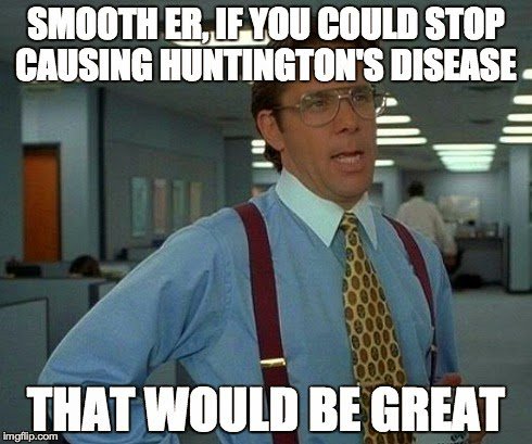 Senator_Vacuole's tweet photo. @murphyapbio Smooth ER can cause Huntington Disease. We don't need that. https://t.co/vlZOAgYvvT