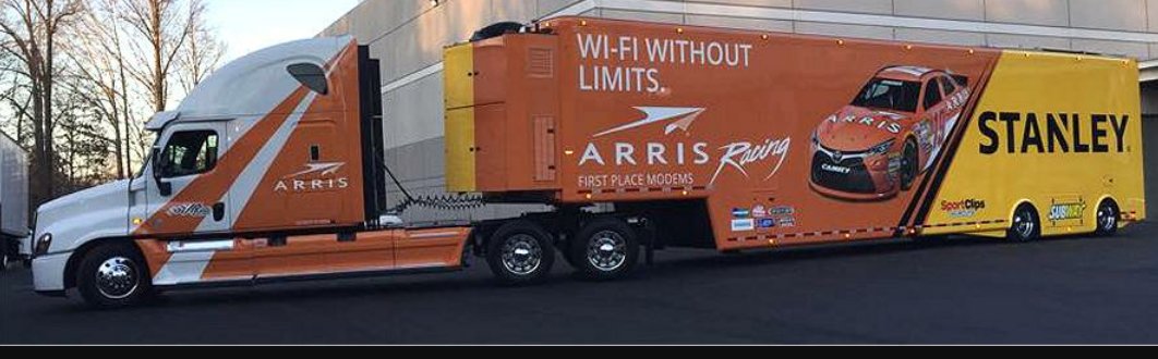 Smok3dOutRacing's tweet photo. The haulers have arrived and work has begun, practice sessions are complete now the countdown begins #SOR https://t.co/K5LbEQt0Jk