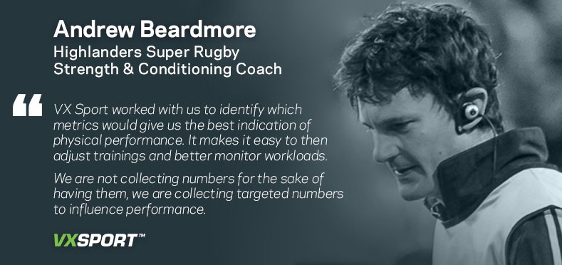 VXSport's tweet photo. We help Influence performance for the @Highlanders with @bigdel74 #WeAreHighlanders #TheVXEffect https://t.co/0xEkyHEAqY