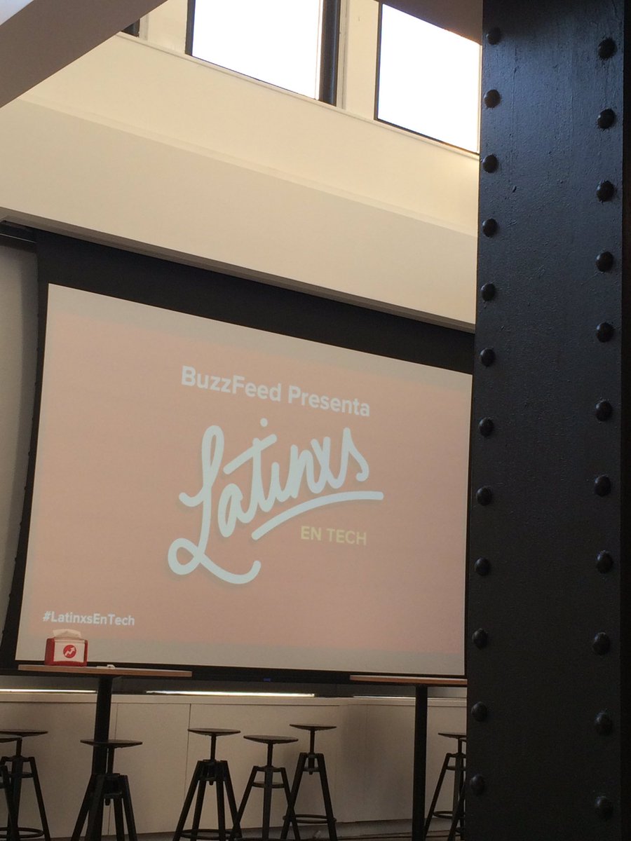 Joshelyn_0's tweet photo. Omg! Latinxs is happening now at Buzzfeed NY!! #latinxsentech #latinoscantech #tech #buzzfeed #buzzfeedny https://t.co/4mMGA4bnuf