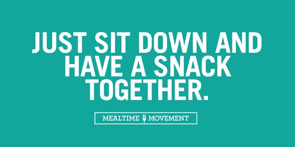 It’s really that easy. #FamilyTime #WhyMealtime