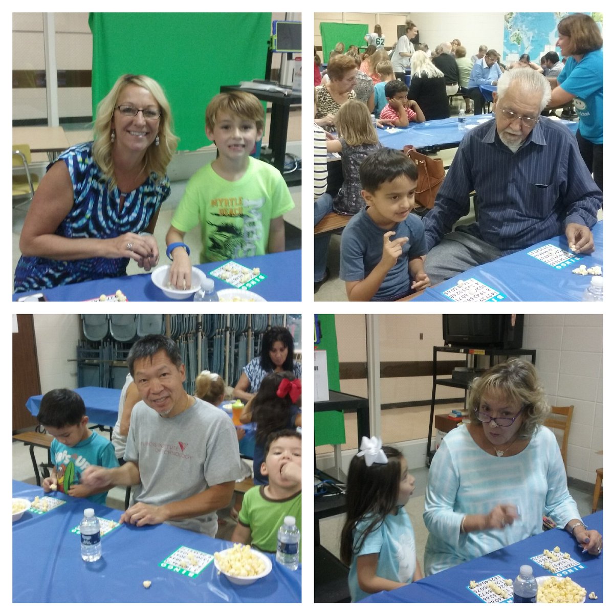A night of Bingo with Grandparents at #Gower62!  # grandparentlove #KidsDeserveIt #bingofun!