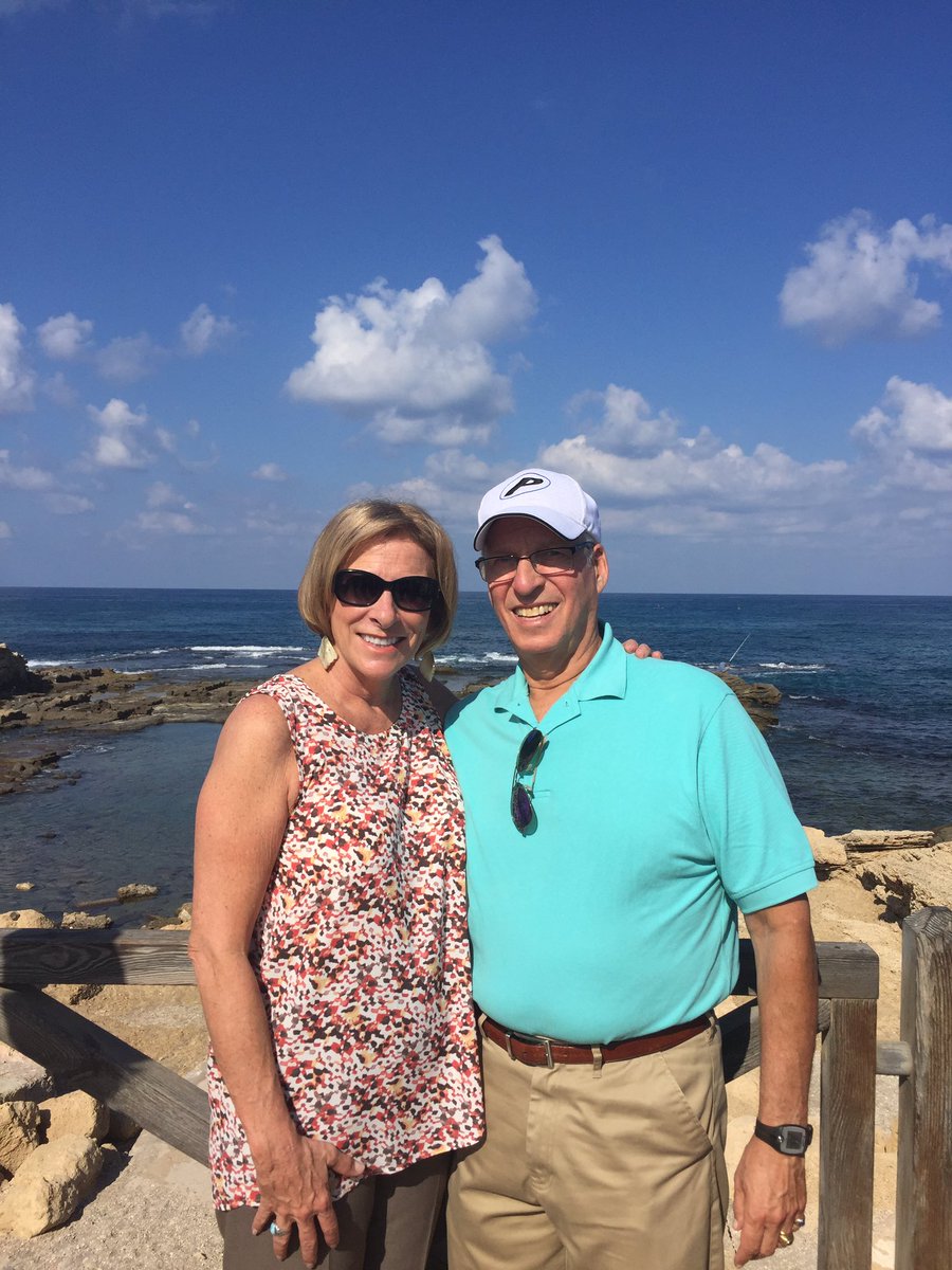 MswickMaureen's tweet photo. Maureen and Barry Swick at Caesaria.... https://t.co/HrZH9qyWgl
