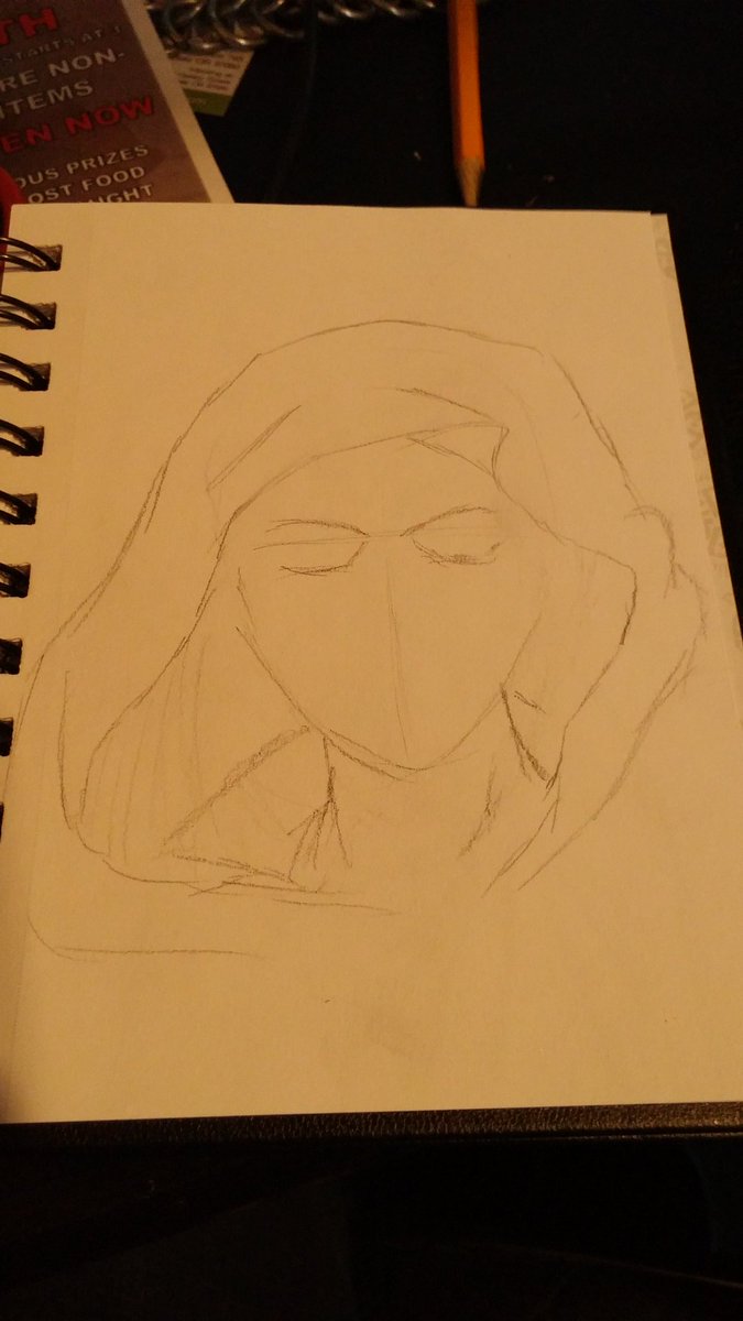 DezAndFoxPlay's tweet photo. Drawing my new #DungeonsandDragons character. I'll post finished product when I'm done. #DezDoodles #Valekane #Rogue #Beguiler https://t.co/oq4lE9CptI
