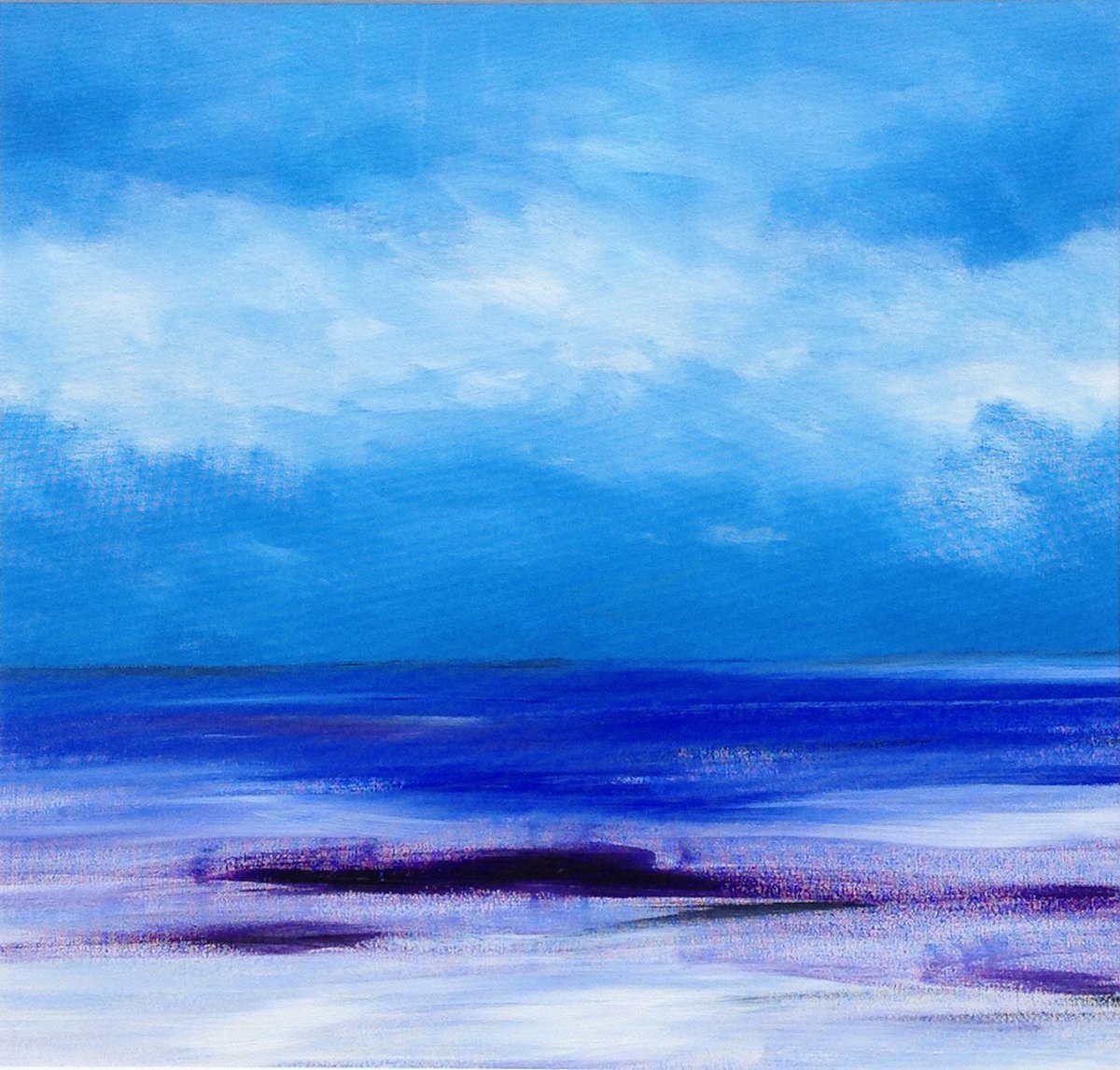 Enjoy views of Iona and Arran in Scott Brennan's atmospheric seascapes and cloudscapes, also opening this evening 7-9 pm.