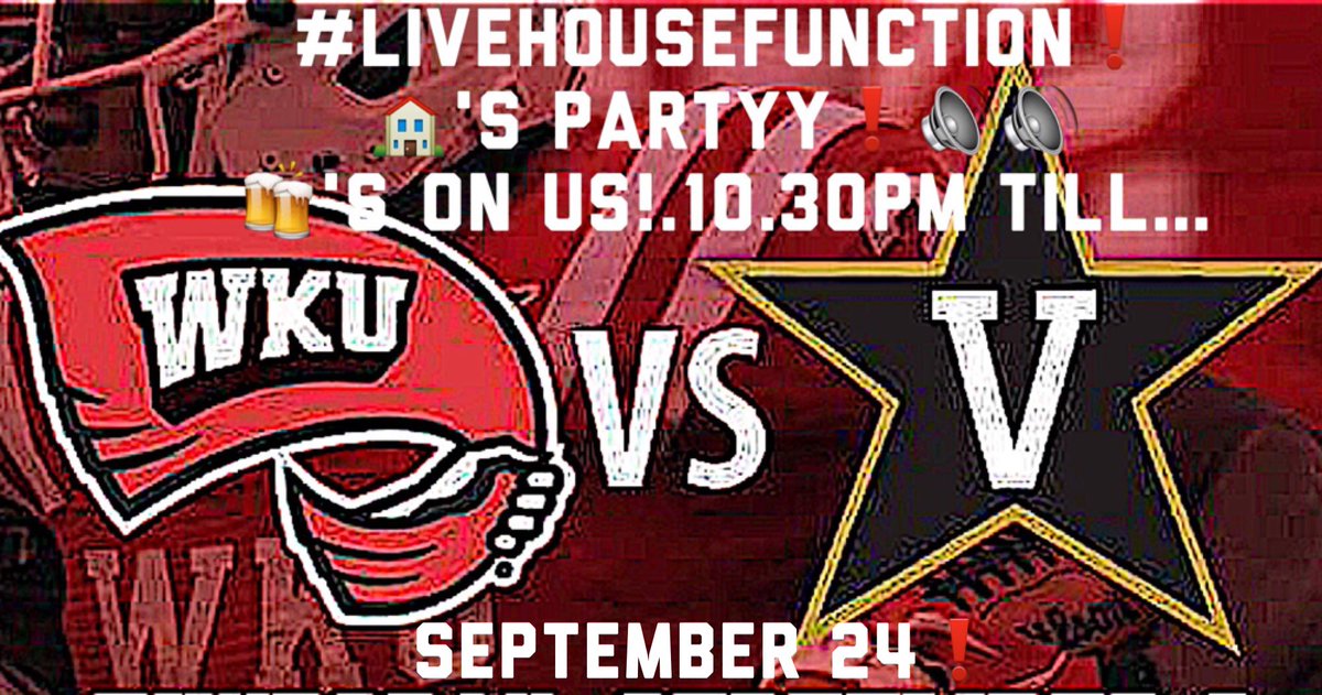 Troublesum_96's tweet photo. @SierraRose160
🚨🚨#Wku. vs.Vandy 🚨🚨
🏠'S PARTYYYY❗️
#LiveHouseFunction https://t.co/w6V3Wp3i1Z