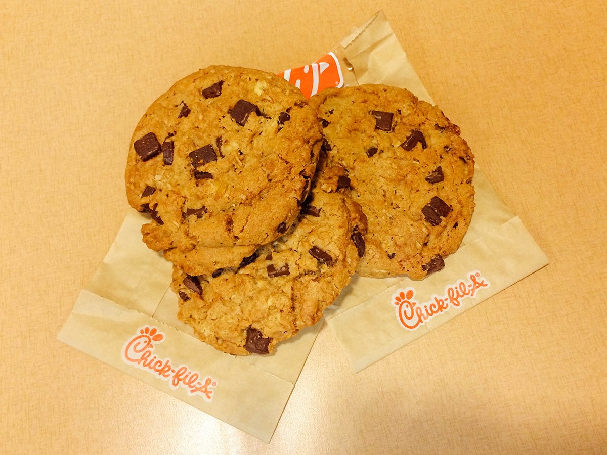 Our Chocolate Chunk Cookies are baked fresh every day in our restaurant. Plus, they're served warm. You're welcome.