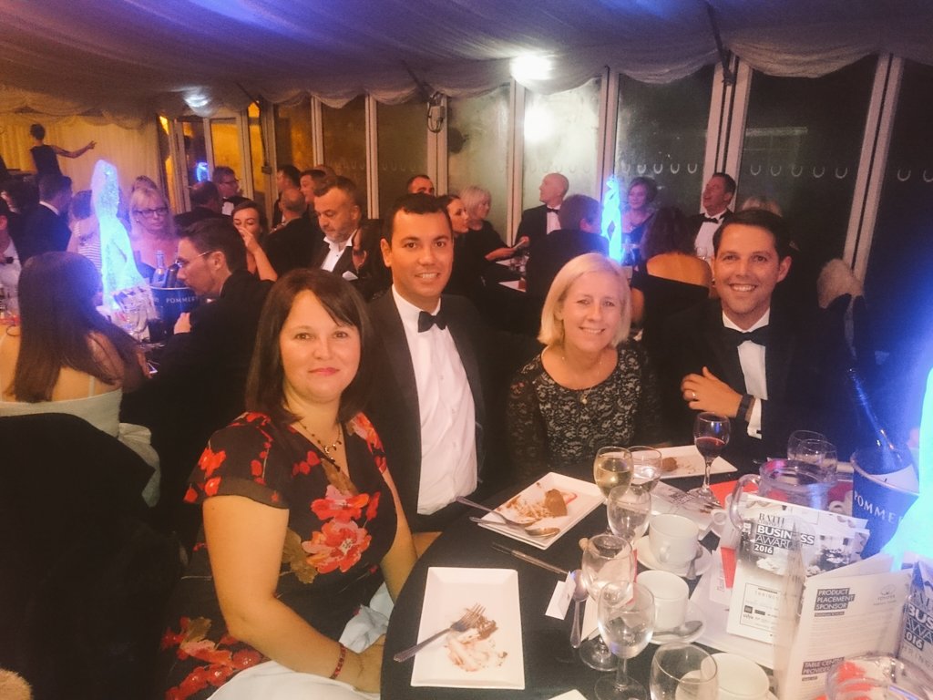cbrowning_lph's tweet photo. Fab night #bathbizawards @Abbeyatbath @villamagdala @no15gp delighted to win customer service award #proudofteam https://t.co/LBaQvOb0N6