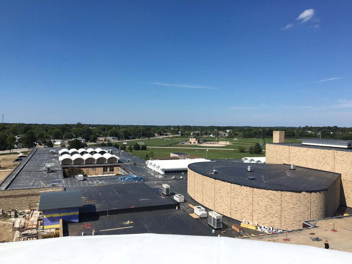 FHSHotDogs's tweet photo. Thanks Tec Ton for the pics from the top of Case Arena! #Casearena https://t.co/1rNZtifXwd