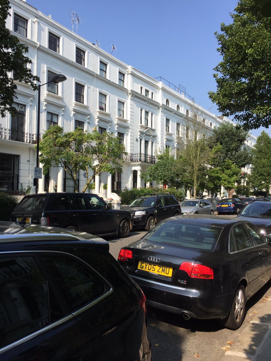 Not a bad place to be working on this fine day... Notting Hill!! Very exclusive part of town... #architecture #work
