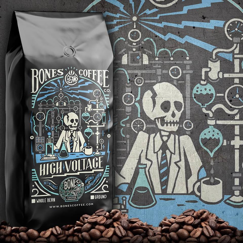 bonescoffeeco's tweet photo. ⚡️High Voltage⚡️ Sometimes normal coffee isn’t enough! #2xcaffeine #coffee #coffeelover #bones #itsstrong https://t.co/615wSUJqEg