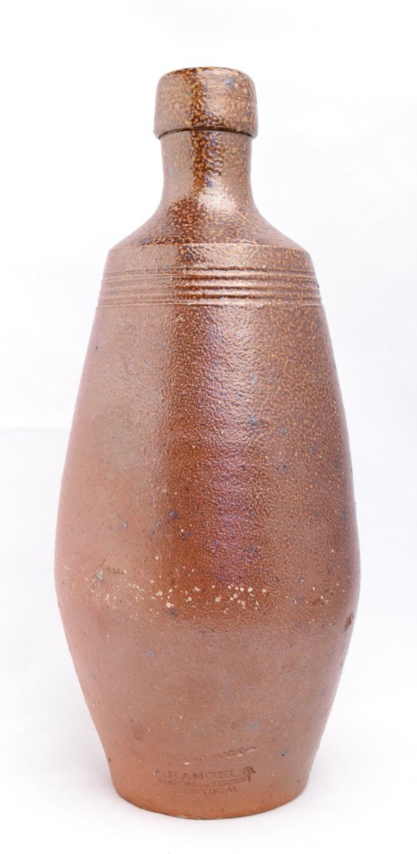 Vintage Hand Made A. Rangel Stoneware Bottle, Made in Portugal,… tuppu.net/92125abf #Vintage #HandmadeStoneware