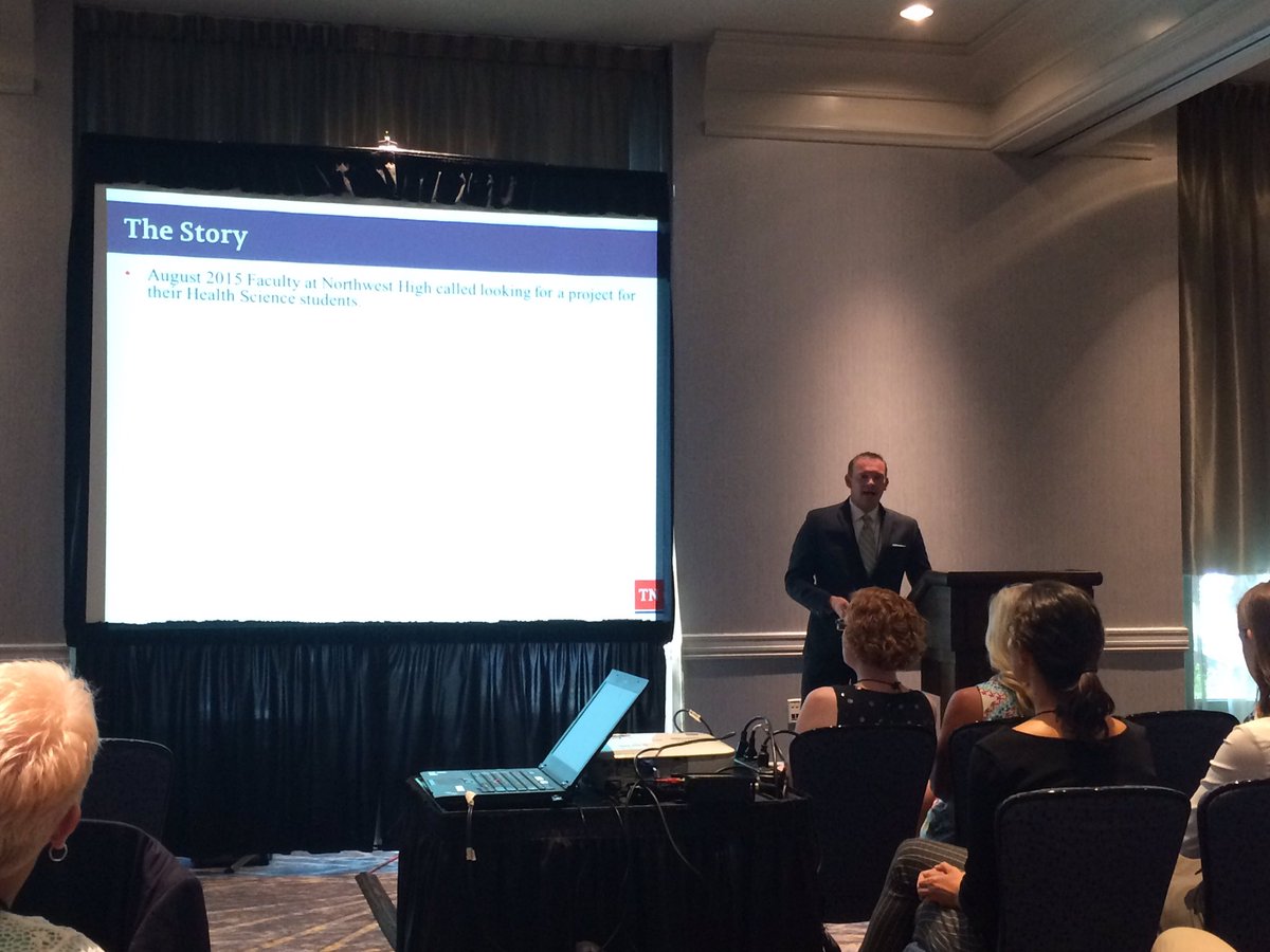 JarvisAdamC's tweet photo. Good friend &amp; colleague, @joequandoe presenting about Rural Innovation Projects-Tobacco Settlement Funds. #TPHA2016 https://t.co/wG3NrYAMCU