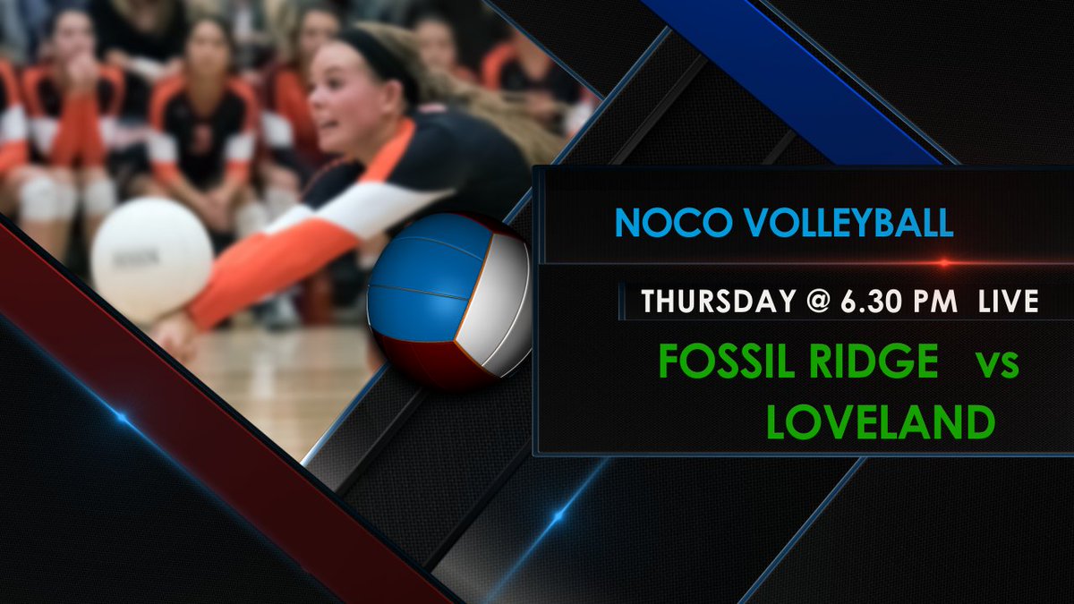 streamitsports's tweet photo. #VOLLEYBALL: On Air TONIGHT! - FOSSIL RIDGE vs LOVELAND - 6:30pm MDT https://t.co/QXxFB6QNKP #HSVB #copreps https://t.co/iIzYp2mspn