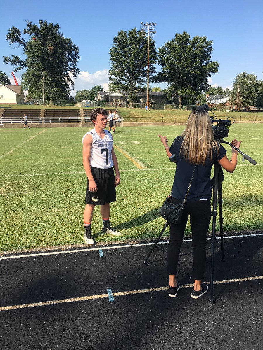 BoonvilleFB's tweet photo. Your 14 News Player of the Week!  Congratulations Tyler Johnson! https://t.co/q8W7LHGci8