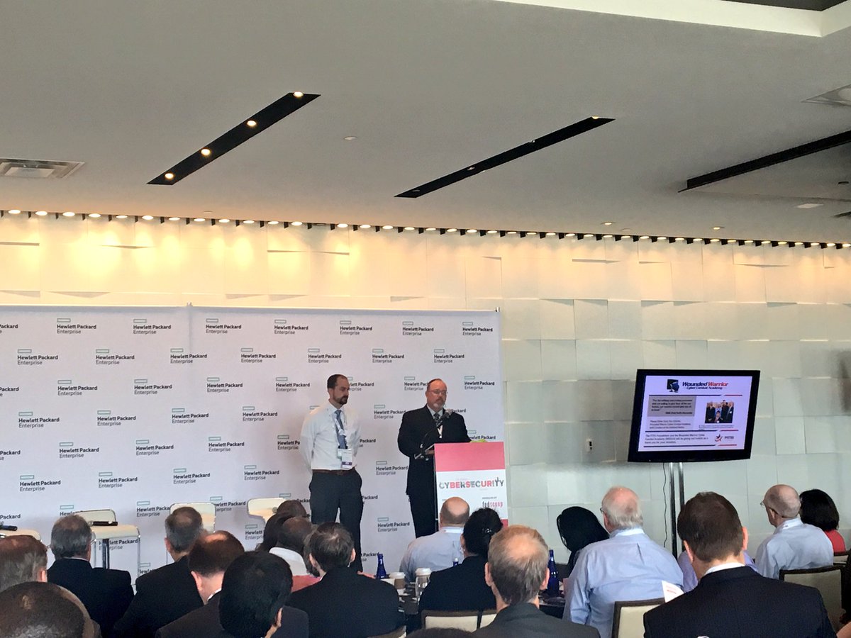 fedscoop's tweet photo. Wounded Warrior Cyber Combat Academy #FedCyberSummit https://t.co/vsiSPvZJPu