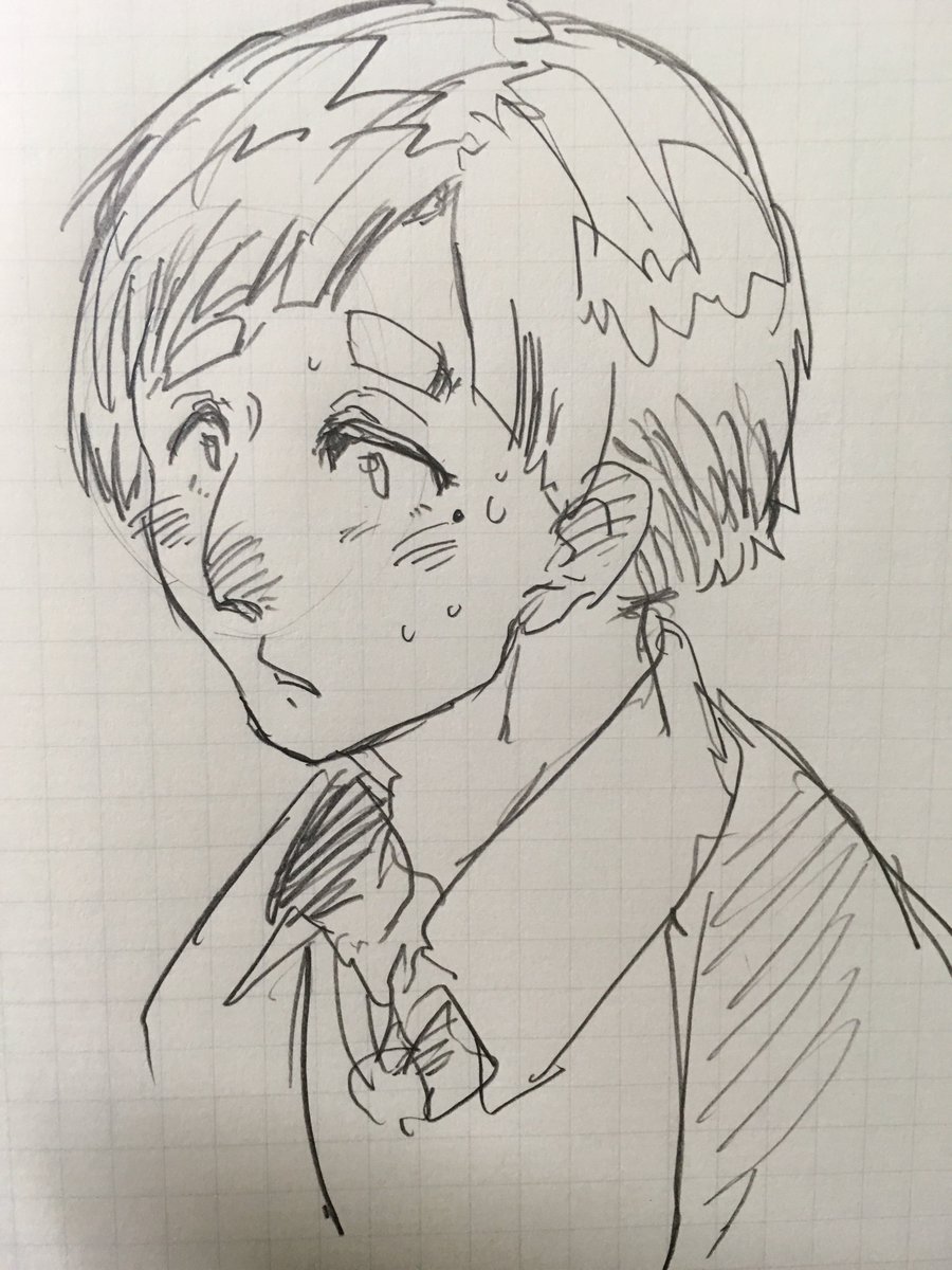 #手癖だけで性別も設定も年齢も何も考えずに無心で人間描く と、大体APPは7〜9になる。 