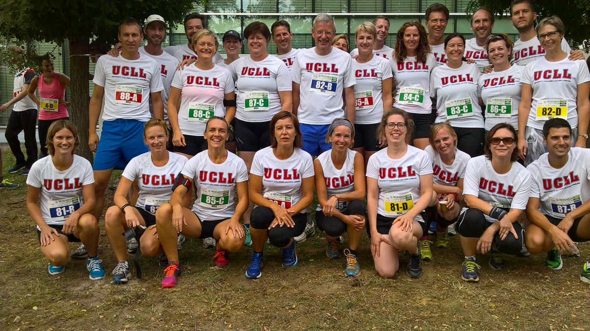 GrietBarrezeele's tweet photo. #researchrun2016 ook @ucll is goed vertegenwoordigd.. 8 teams https://t.co/KoBKW7vaZ6