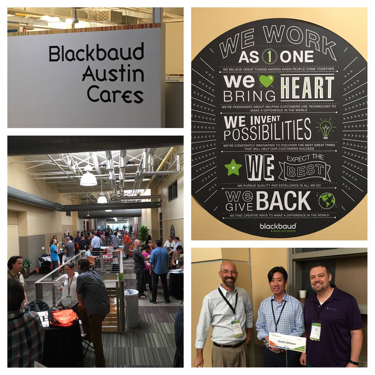 stephrcanter's tweet photo. Day 3 of #BlackbaudPartnerSummit2016 and it's Partner Fair time at our Austin office! https://t.co/BA8nGLSJLz