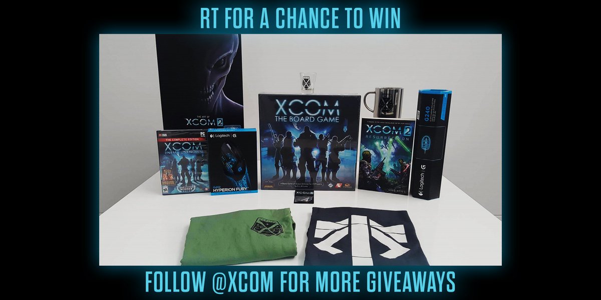 XCOM's tweet image. XCOM Prize Giveaway. RT for chance to win. Entry ends at 9/18, 11:59 PM PT #giveaway

Rules: 2kgam.es/2bT3dwx
