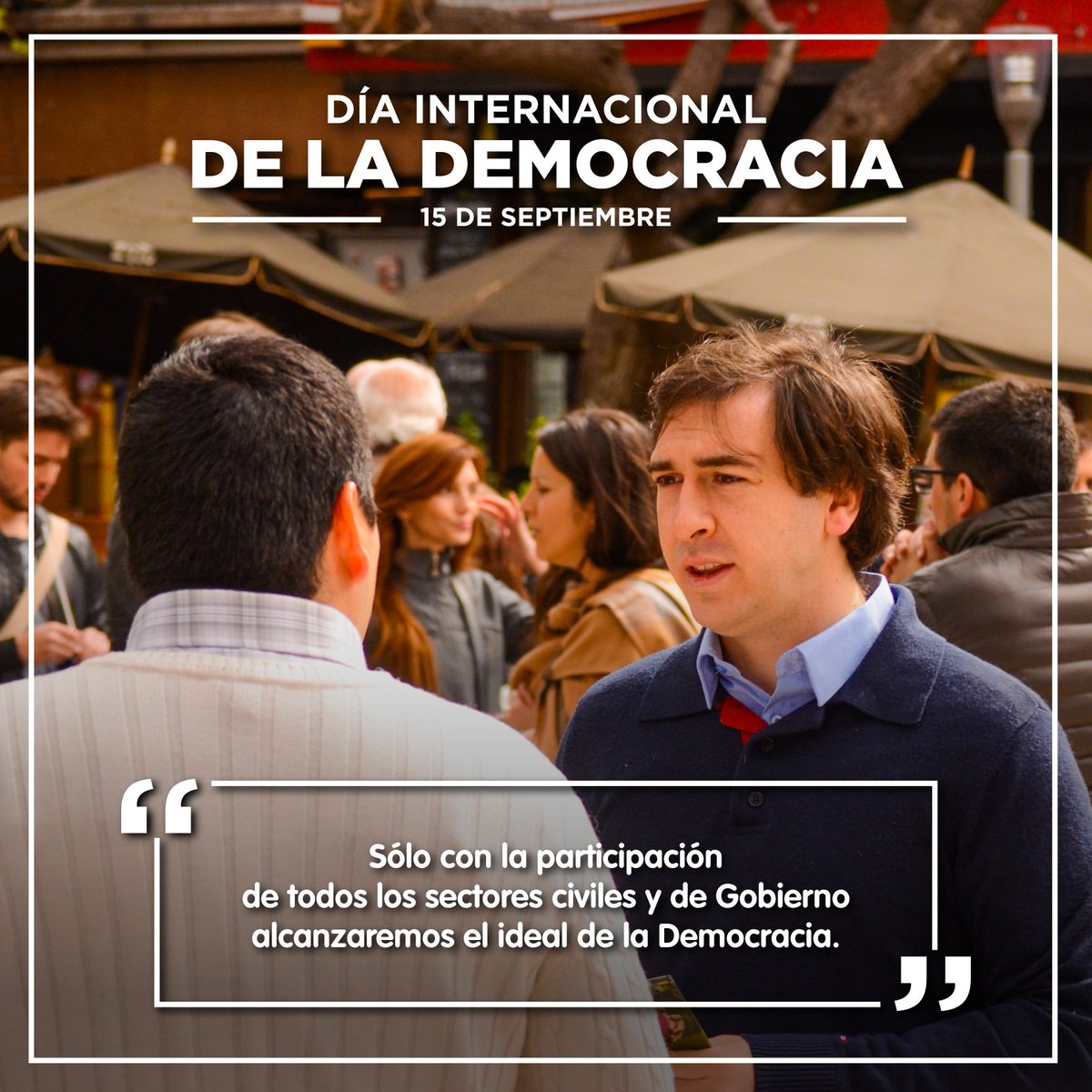 rodoabenitez's tweet photo. DÍA INTERNACIONAL DE LA DEMOCRACIA: #ParticipaciónCiudadana para alcanzar los ideales de Democracia. #ConcejoAbierto https://t.co/S9POMrUbSz