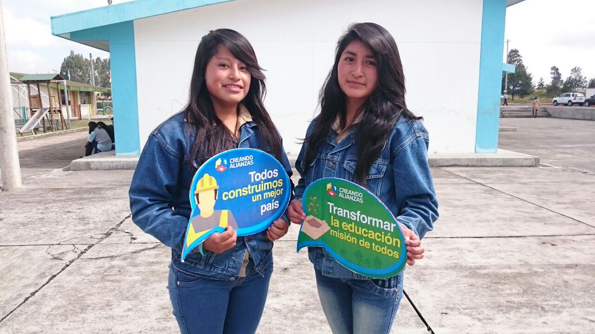 Educacion_Ec's tweet image. &quot;¡Chicos es su derecho contar con la mejor educación y se lo merecen!&quot; @JavierAndresOC #CreandoAlianzas