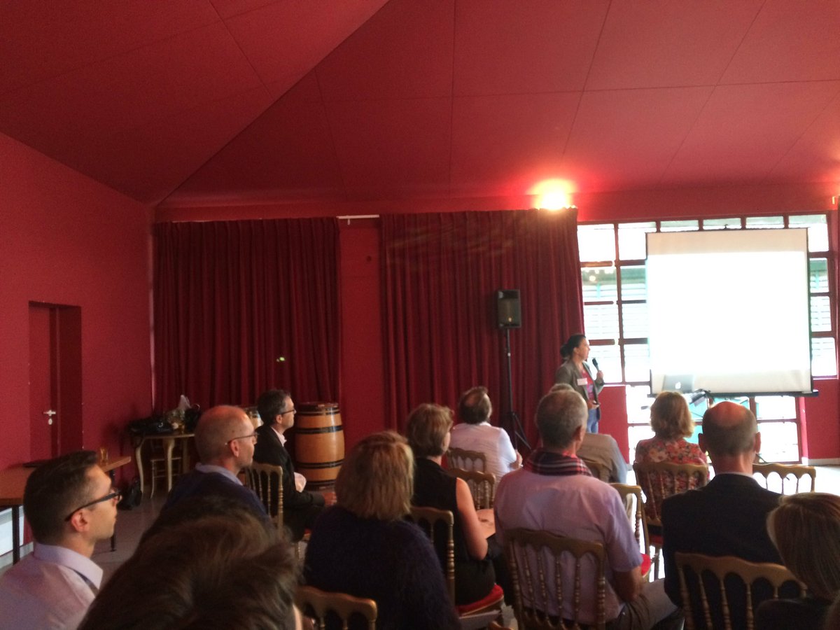 Inria_Bordeaux's tweet photo. Monique Thonnat intervient à l'occasion du lancement d'#Exapta au Château Chasse-Spleen #numérique #viticulture https://t.co/shEs6x8NFq