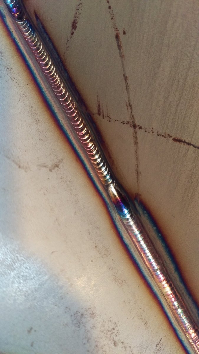 PrestonProcess's tweet photo. 6mm fillet sample weld for our next project.
#stainlesswelding #tigwelder https://t.co/OGKUNCmAJu
