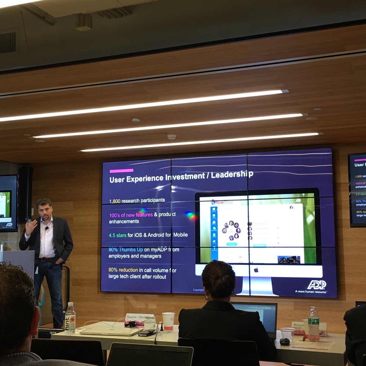 StaceyHarrisHR's tweet photo. Spoke with - Humair Ghauri last night and a big focus for him will be User Experience, this is good for @ADP #ADPHCM https://t.co/u2ISMIiE3t