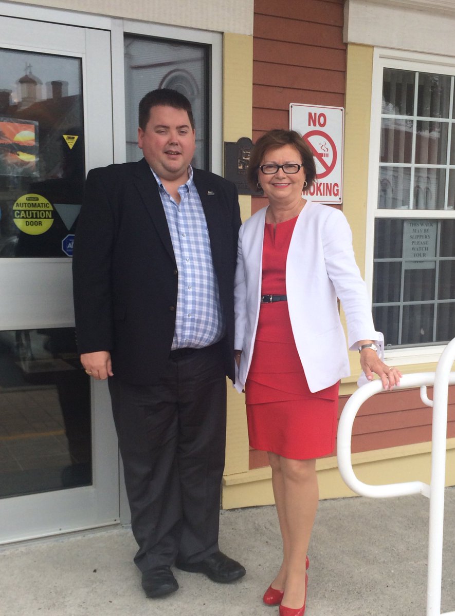 WaynePowerJr's tweet photo. Pleased to welcome Minister @judy_foote to @TownofPlacentia today during her visit for @PACCNL #PBIS2016. https://t.co/41ZZ9UVOSB