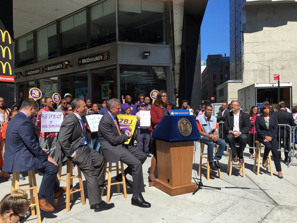 TishJames's tweet photo. Too many workers are subjected to last minute changes in their work schedules. #FairWorkWeek will end that practice https://t.co/I1VzQHxL0L
