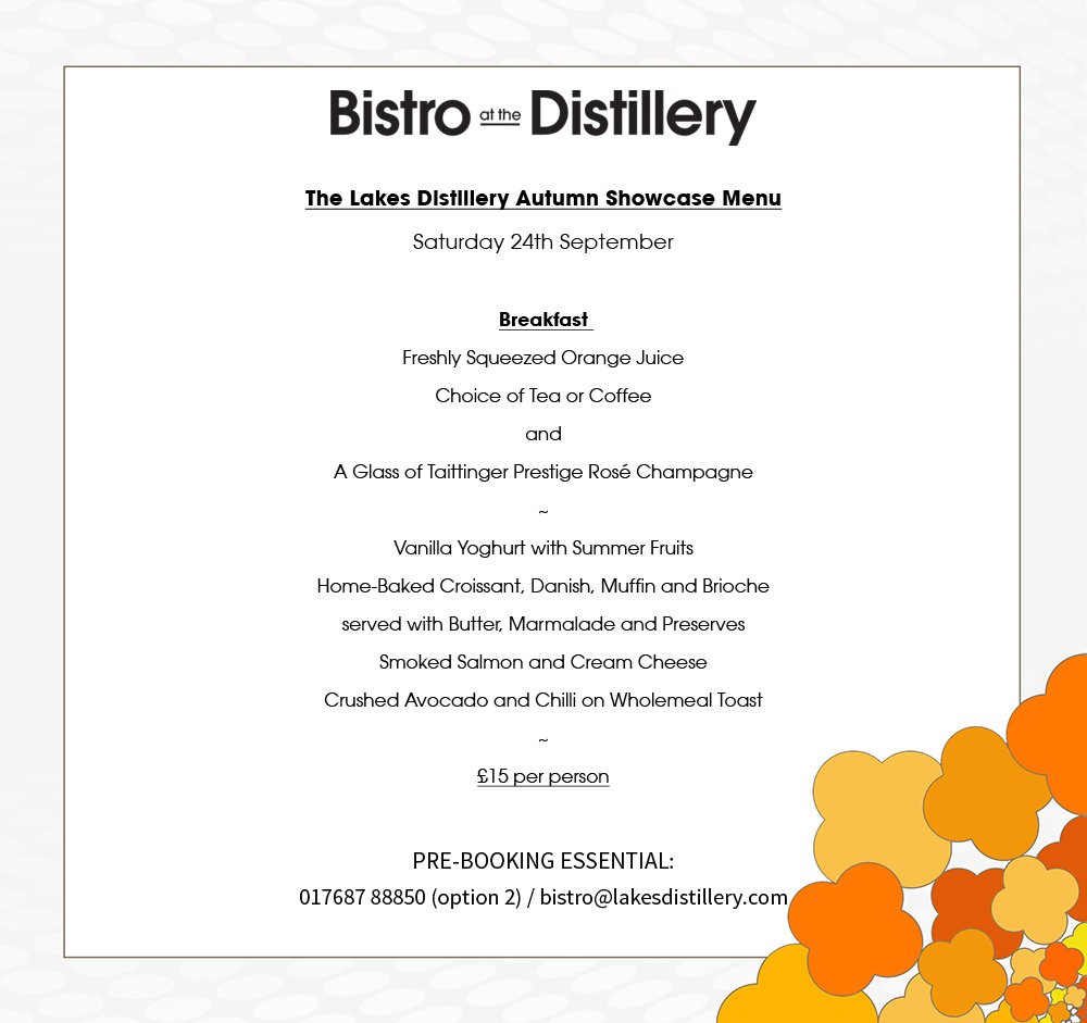 LakesDistillery's tweet photo. Tours are filling up for #TLDshowcase on 24th, why not join us for a tour & brunch at 10am? https://t.co/4EccQmQUIv https://t.co/Vi7coxKx1Z