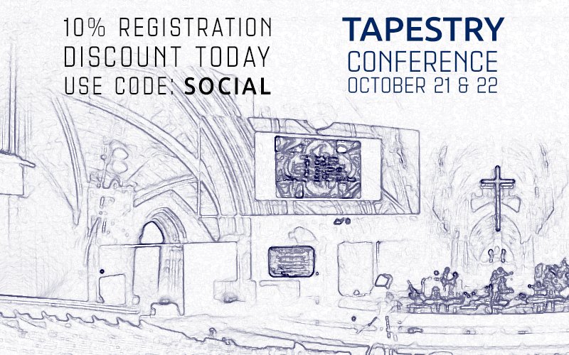 TapestryFamily's tweet photo. Get a 10% discount on conference registration until noon (Central) tomorrow. Promo code SOCIAL #TapCon16 https://t.co/LVWOhmbnhO